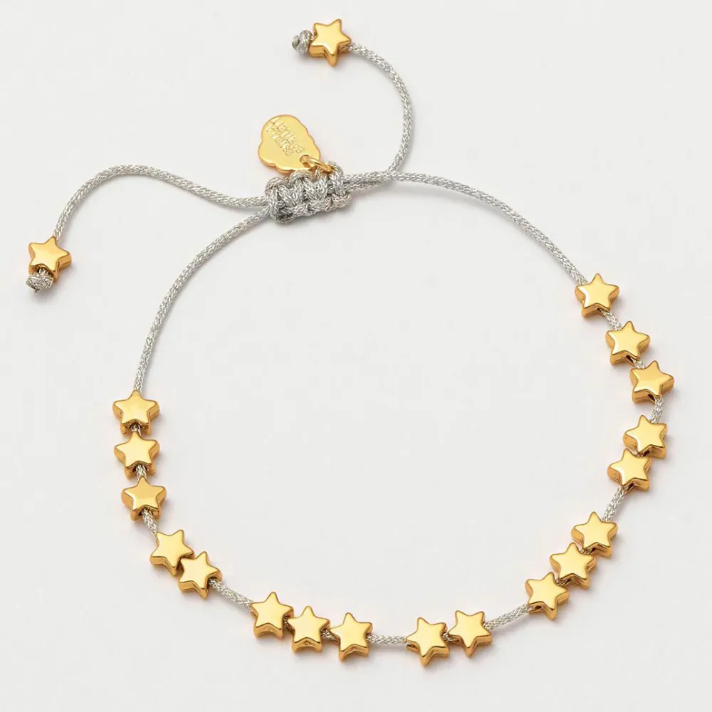 Gold & Silver Plated Stars Bracelet>Caroline Gardner New