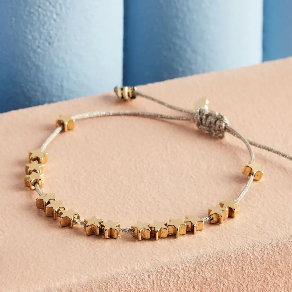 Gold & Silver Plated Stars Bracelet>Caroline Gardner New