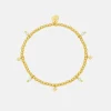 Gold Beaded Pearl & Star Bracelet>Caroline Gardner Shop