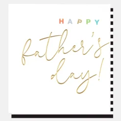 Gold Calligraphy Father's Day Card>Caroline Gardner Shop