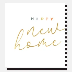 Gold Calligraphy New Home Card>Caroline Gardner Hot