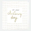 Gold Christening Card>Caroline Gardner Clearance