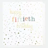 Gold Confetti 50th Birthday Card>Caroline Gardner Best Sale
