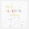 Gold Confetti 60th Birthday Card>Caroline Gardner Hot