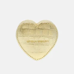 Gold Croc Mini Heart Shape Jewellery Box>Caroline Gardner Sale