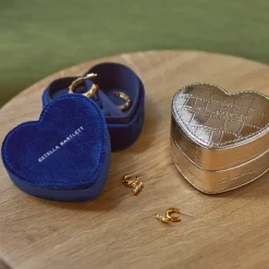 Gold Croc Mini Heart Shape Jewellery Box>Caroline Gardner Sale