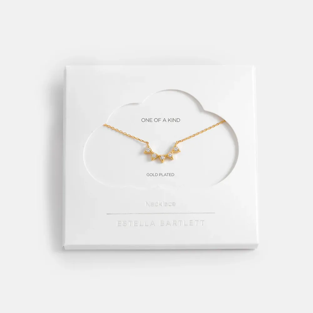 Gold CZ Bunting Necklace>Caroline Gardner Best