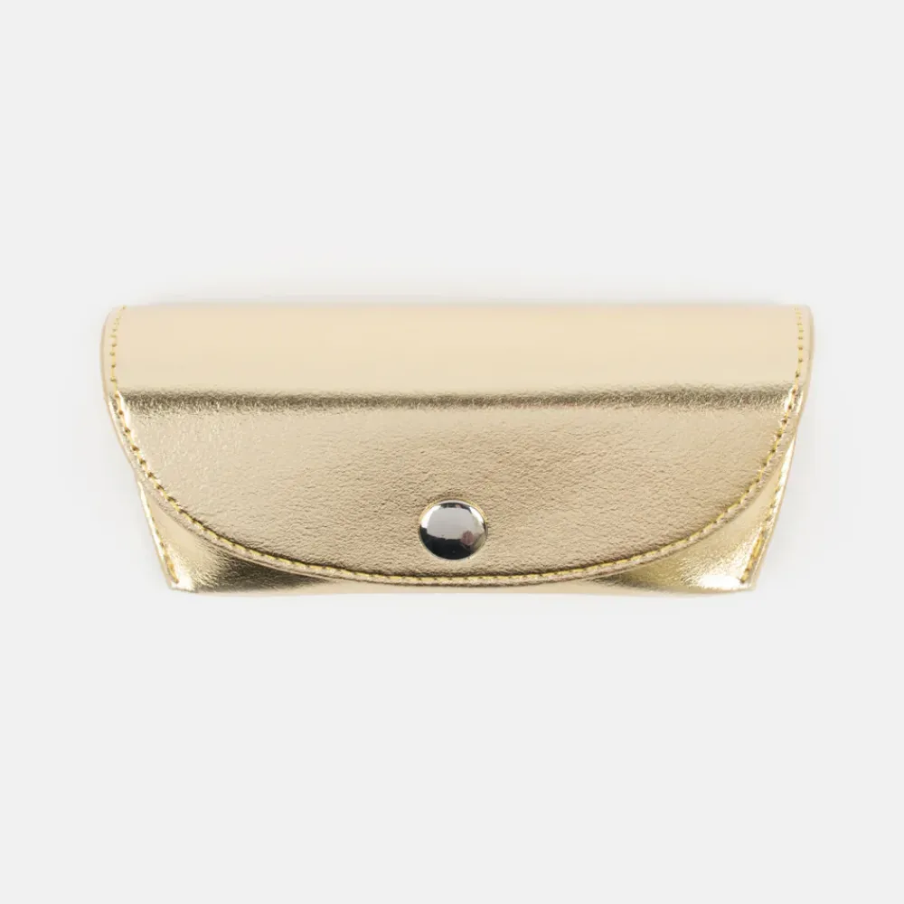 Gold Flap Glasses Case>Caroline Gardner Flash Sale