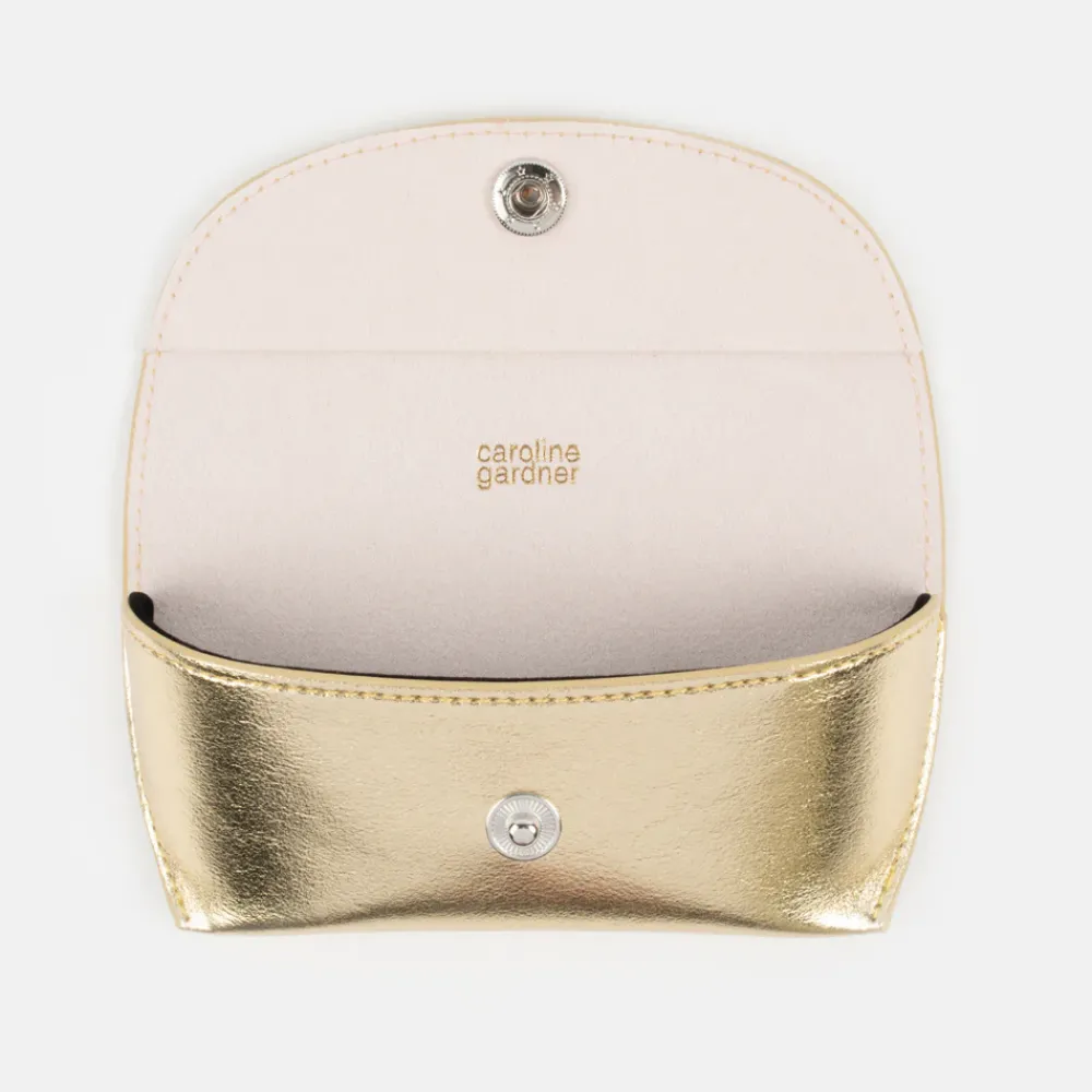Gold Flap Glasses Case>Caroline Gardner Flash Sale
