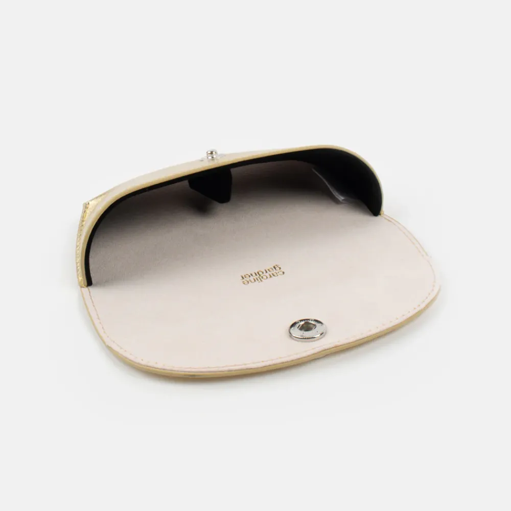Gold Flap Glasses Case>Caroline Gardner Flash Sale