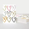 Gold Foil Hearts Thank You Notecards Pack of 10>Caroline Gardner Discount