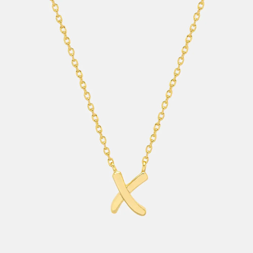 Gold Kiss Necklace>Caroline Gardner Discount