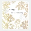 Gold Leaf Anniversary Card>Caroline Gardner Outlet