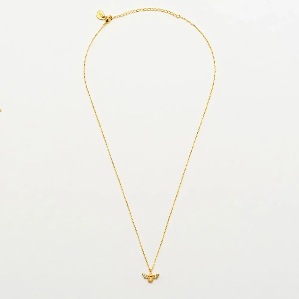 Gold Plated Bee Necklace>Caroline Gardner Sale
