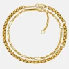 Gold Plated Layered Chain Bracelet>Caroline Gardner Flash Sale