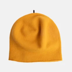 Gold Pure Merino Roll Up Beret><noscript><img width=