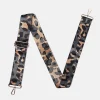 Grey Leopard Webbing Handbag Strap>Caroline Gardner Outlet