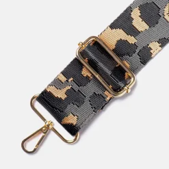 Grey Leopard Webbing Handbag Strap><noscript><img width=