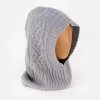 Grey Pure Cashmere Balaclava Hood>Caroline Gardner Best