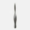 Grey Ribbon Twist Dinner Candle>Caroline Gardner Cheap
