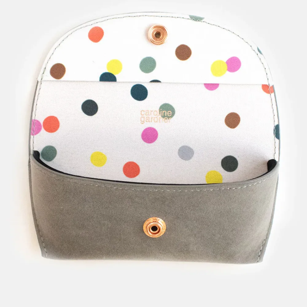 Grey Velvet Glasses Case>Caroline Gardner New