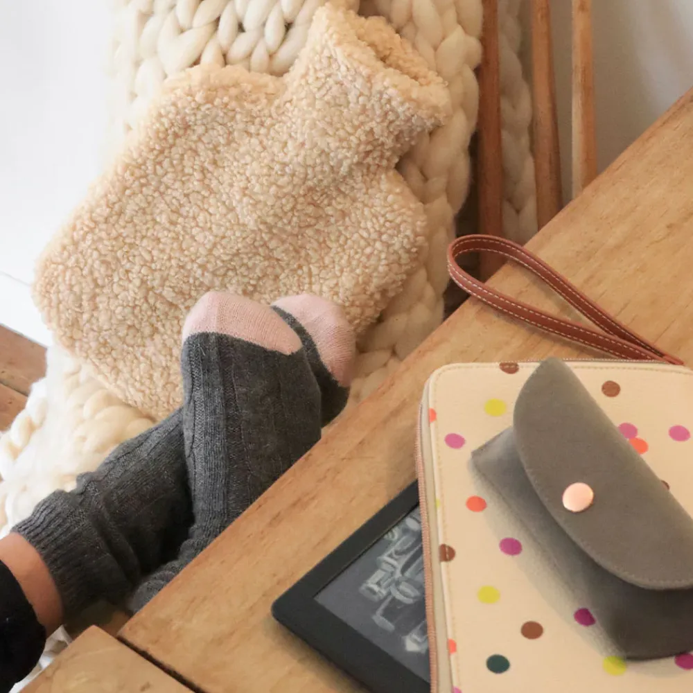 Grey Velvet Glasses Case>Caroline Gardner New