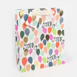 Happy Birthday Multi Balloons Large Gift Bag>Caroline Gardner Hot