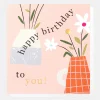 Happy Birthday To You Vases Card>Caroline Gardner Cheap