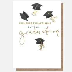Hats Congratulations Graduation Card>Caroline Gardner Best