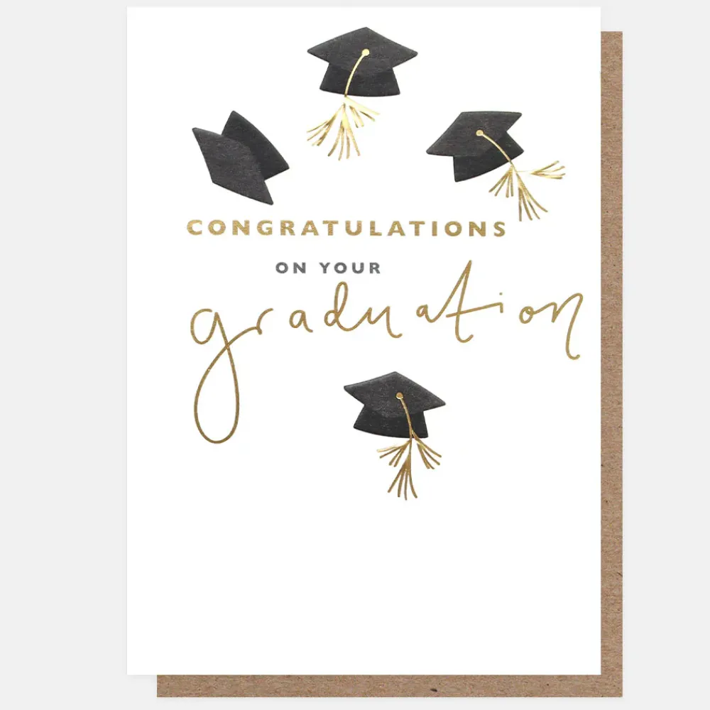 Hats Congratulations Graduation Card>Caroline Gardner Best