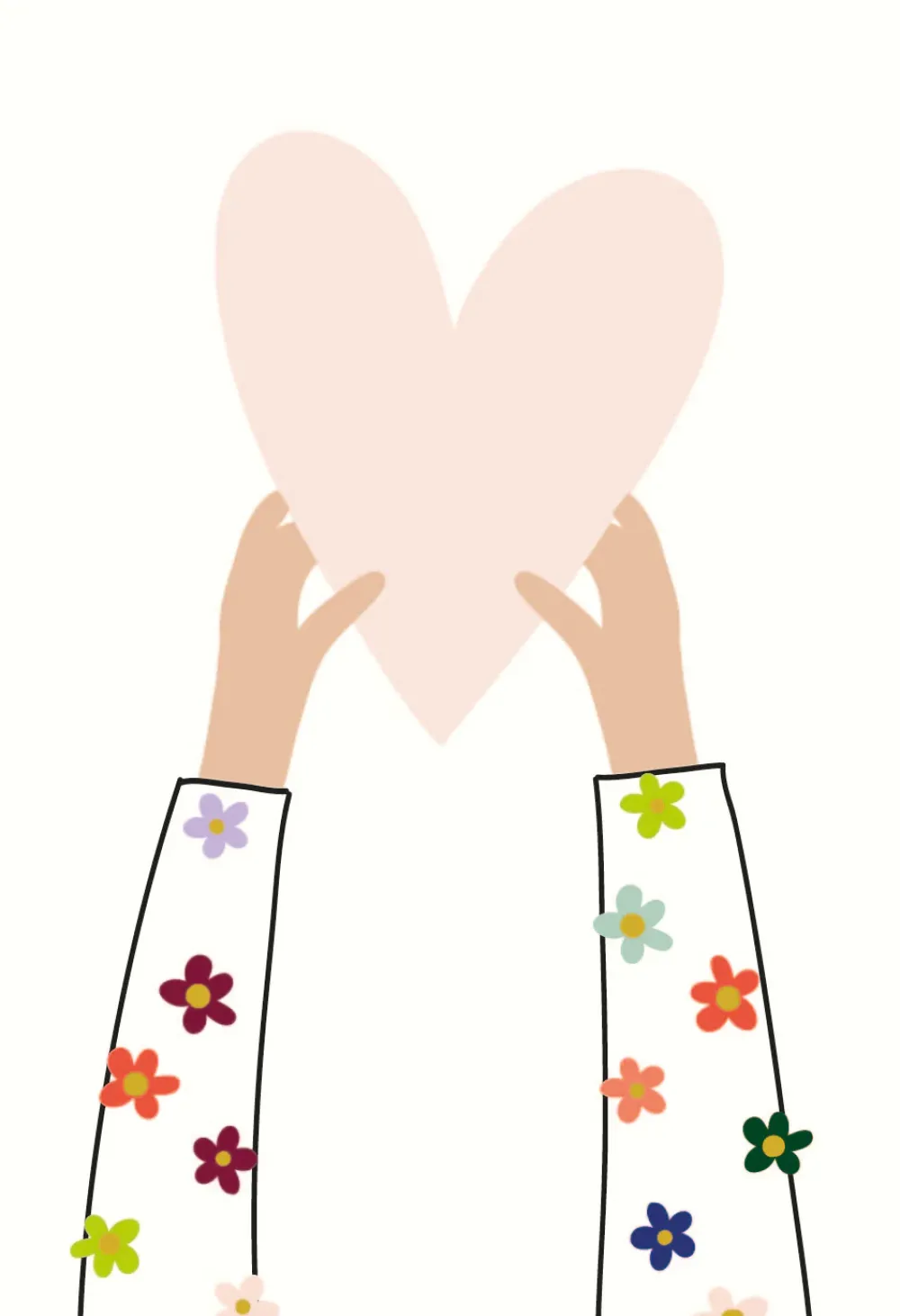 Heart & Hands Blank Notecards Pack of 10>Caroline Gardner Best Sale