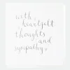 Heartfelt Thoughts Sympathy Card>Caroline Gardner Shop