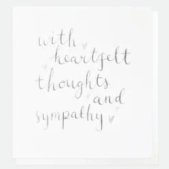 Heartfelt Thoughts Sympathy Card>Caroline Gardner Shop
