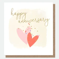 Hearts & Confetti Anniversary Card>Caroline Gardner Flash Sale