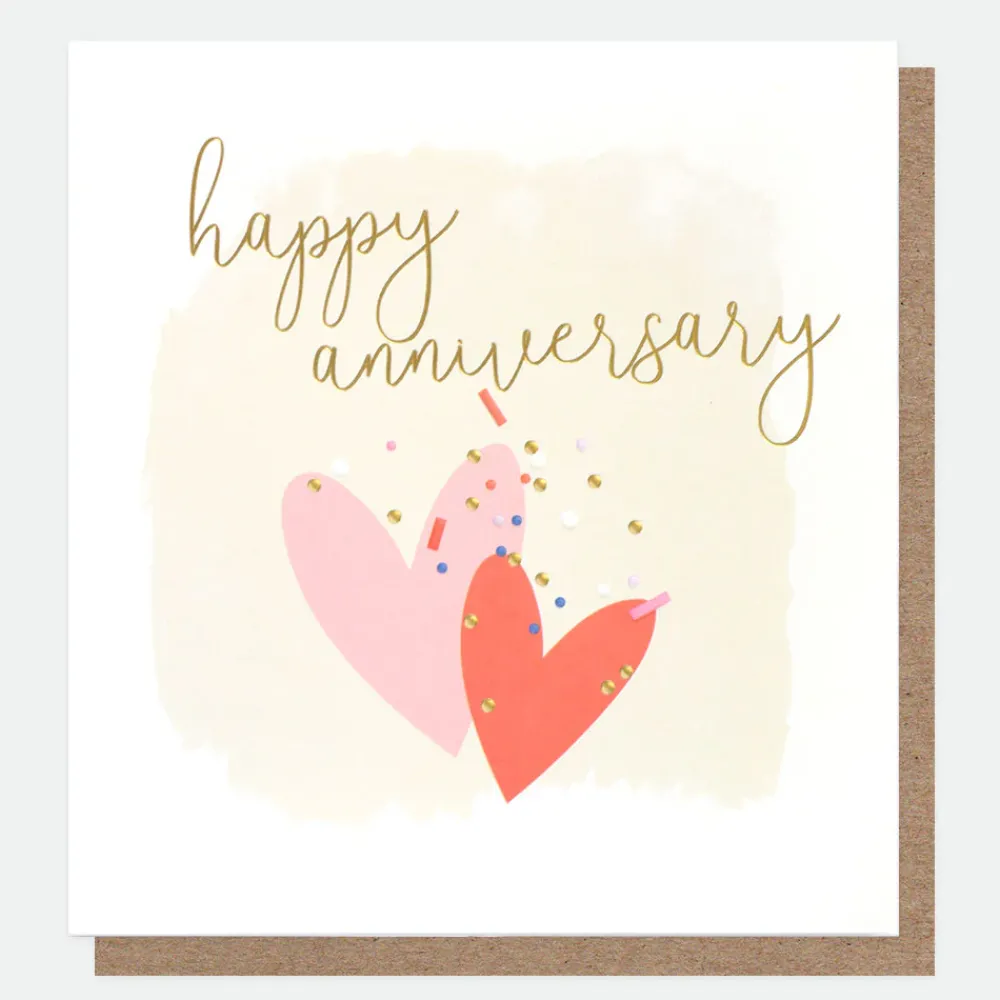 Hearts & Confetti Anniversary Card>Caroline Gardner Flash Sale