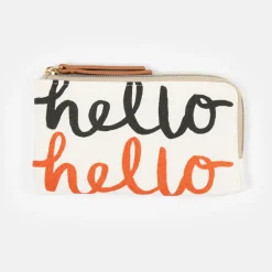 Hello Padded Zip Pouch>Caroline Gardner Hot