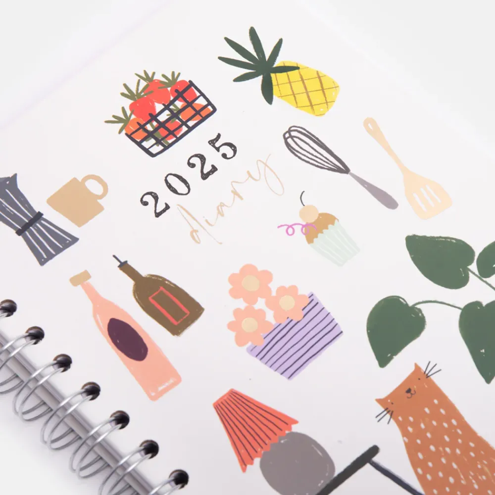 Joyful Notes 2025 A5 Wiro Diary>Caroline Gardner Best