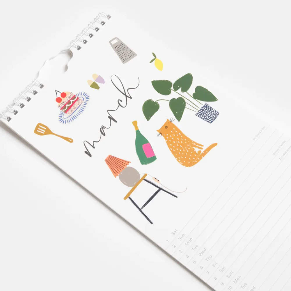 Joyful Notes 2025 Slim Calendar>Caroline Gardner Fashion