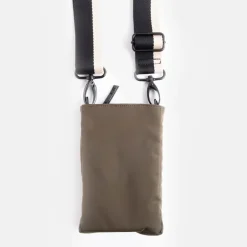 Khaki Padded Phone Pouch Bag><noscript><img width=