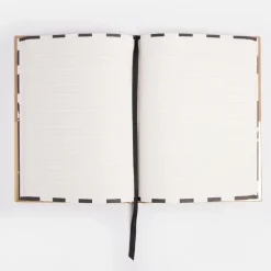 Kraft/Gold Slim Hardback Notebook><noscript><img width=