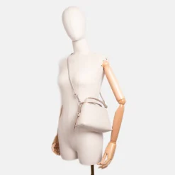 Lamb Grey Leather Small Alifa Bag><noscript><img width=