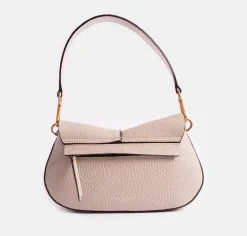 Lamb Leather Helena Baguette Shoulder Bag><noscript><img width=