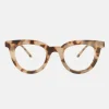 Latte Agatha Blue Light Glasses>Caroline Gardner Discount