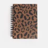 Leopard Print A5 Spiral Notebook>Caroline Gardner Shop