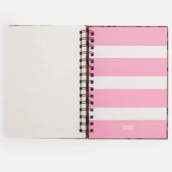 Leopard Print A5 Spiral Notebook>Caroline Gardner Shop