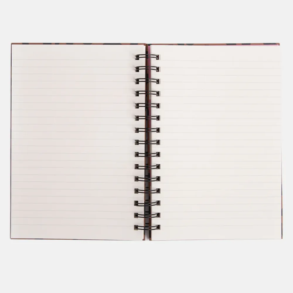 Leopard Print A5 Spiral Notebook>Caroline Gardner Shop