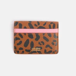 Leopard Print Card Holder Purse>Caroline Gardner Best