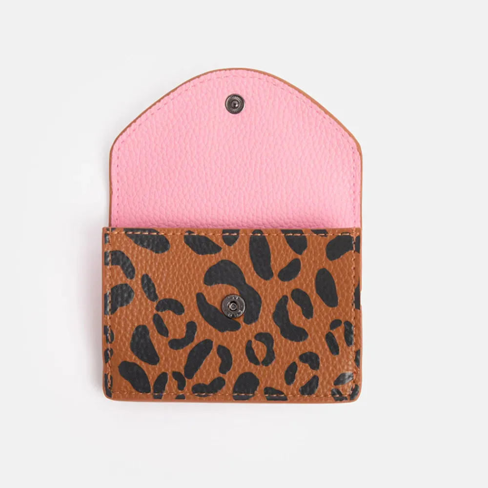 Leopard Print Card Holder Purse>Caroline Gardner Best