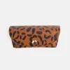 Leopard Print Flap Glasses Case>Caroline Gardner Store