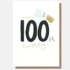 Letter 100th Birthday Card>Caroline Gardner Hot